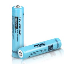 2x Rechargeable AAA Batteries 3.7V ICR10440 350mAh Li-ion For wireless headset