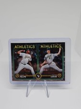 2024 Topps Update Angel Felipe Easton Lucas Silver Crackle RC #US306 Oakland 