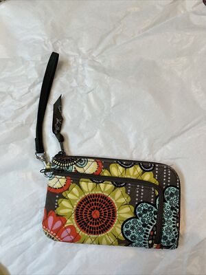 Vera Bradley Wristlet Flower Shower EUC