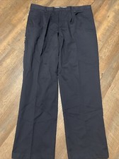 NEW Dockers Pants Mens 38x32 True Chino D4 Relaxed Pleated Dress Work Navy