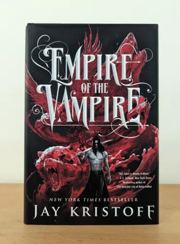 Empire Of The Vampire Jay Kristoff SIGNED First Edition/ Printing Hardcover