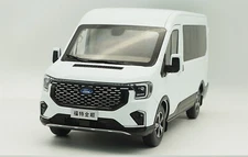1/18 Scale Ford Transit T8 VAN White Diecast Car Model Toy Collection 