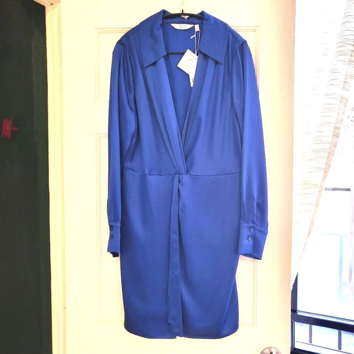 other stories blue satin dress Fitted Satin Maxi Dress - Navy Blue