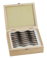 WABECO Parallel Unterlagen wellenförmig 8 Paar Schraubstock Fräsunterlagen 11661