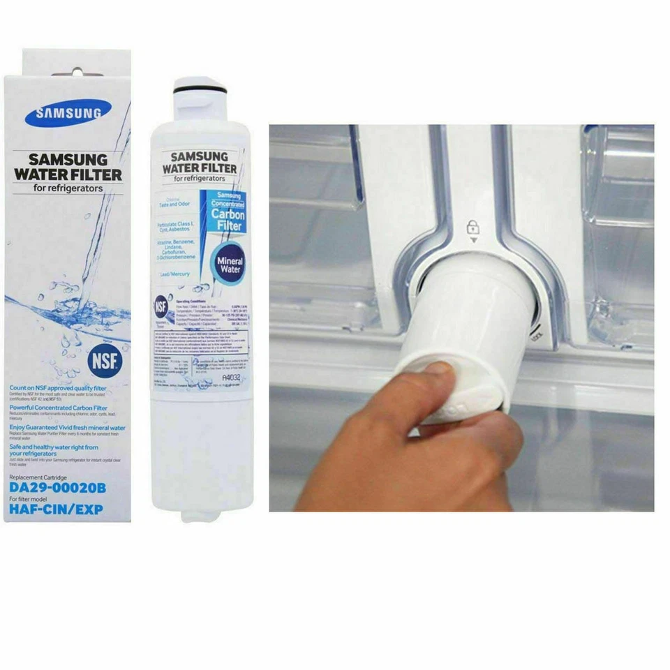 1-4 Pack SAMSUNG Hafcin DA29-00020B HAF-CIN/EXP Fresh Refrigerator Water Filter - Image 3 of 4