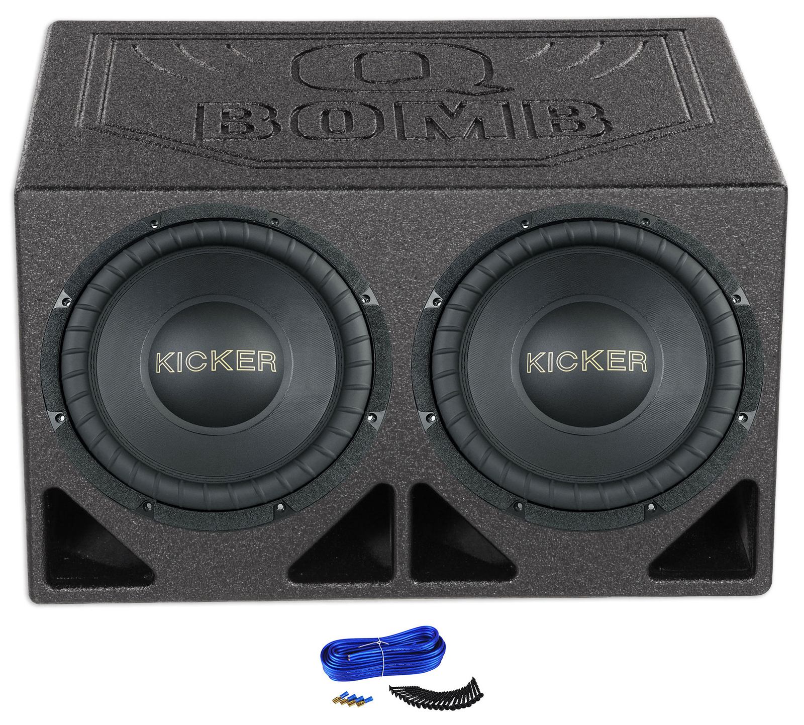 2 Автомобильные сабвуферы Kicker 50GOLD104 ограниченной серии Gold Comp из 10 автомобильных сабвуферов Вентилируемый сабвуфер 56090₽
