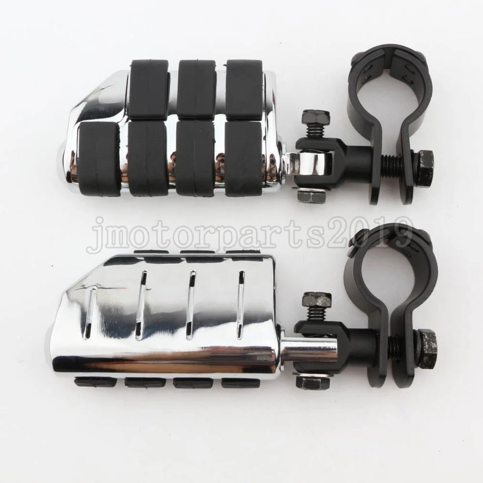 2 clavijas de pie de carretera montaje de pedal para Honda VTX1300 1800 Magna 750 Nighthawk Foto 3 de 4