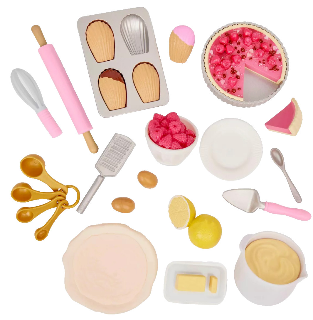 NEW Our Generation Tasty Pastry Dessert Play Food Baking Set for 18'' Doll NIB