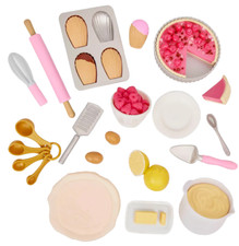 NEW Our Generation Tasty Pastry Dessert Play Food Baking Set for 18'' Doll NIB