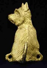 WESTIE, WEST HIGHLAND WHITE TERRIER Hook in Bronze