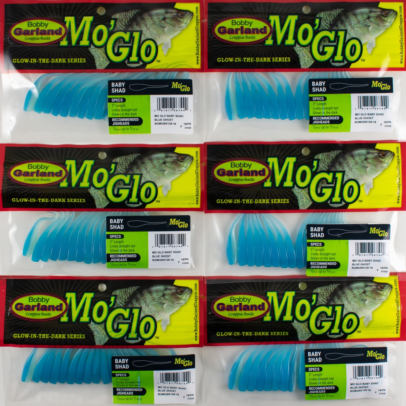 Bobby Garland Baby Shad Mo Glo 5cm/18db - Ghost - UL Gumik - Horgász-Zóna Horgász Webshop és - Foto 7