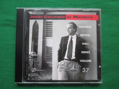 JOHN COLIANNI - AT MAYBECK - RECITAL HALL SERIES VOLUME 37 - CONCORD JAZZ - CD