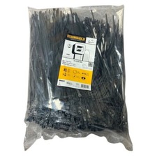 1000 New In Original Bag Stronghold Contracting Products Black Nylon Cable Ties
