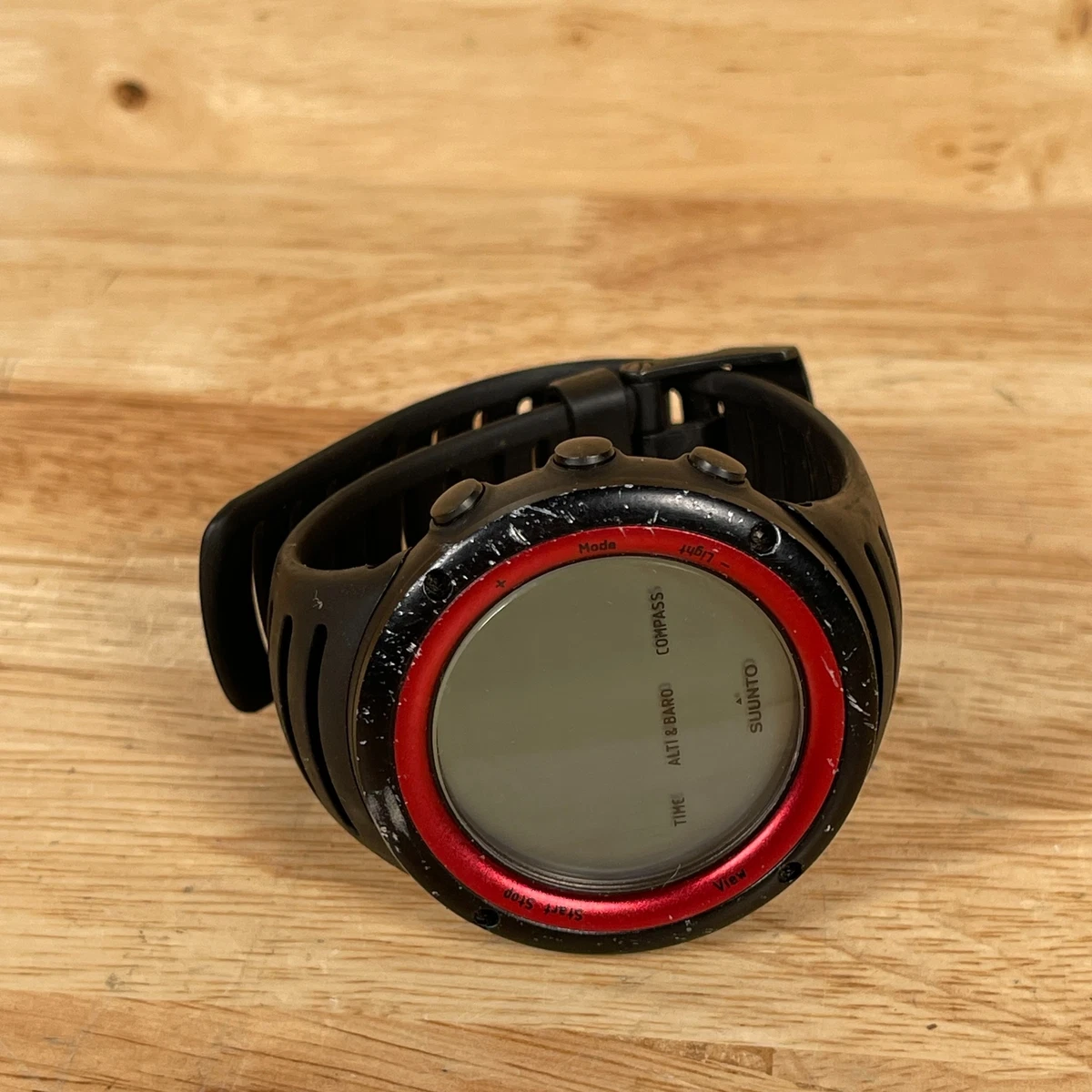 Suunto Core Men s Black Elastomer Strap Gray Dial Quartz Digital