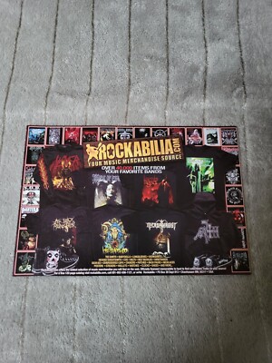 TPGM4 WERBUNG 5X8 ROCKABILIA - IHRE MUSIK-MERCHANDISE-QUELLE.
