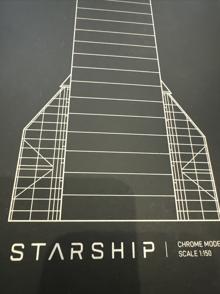 SPACEX -Sealed! NEW! Starship Chrome Model Exclusive SPACEX -Sealed! NEW! Starship Chrome Model Exclusive