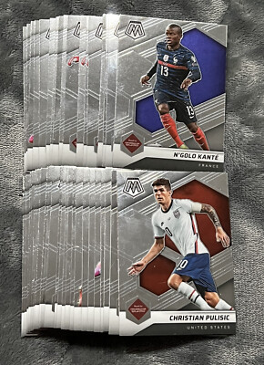 2021-22 Panini Mosaic FIFA Road To World Cup Soccer Base Cards Complete your Set