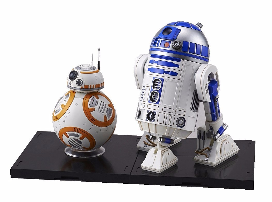BANDAI 1/12 BB-8 & R2-D2 Plastic Model Kit STAR WARS The Force