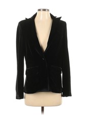 Central Park West Women Black Blazer Xs