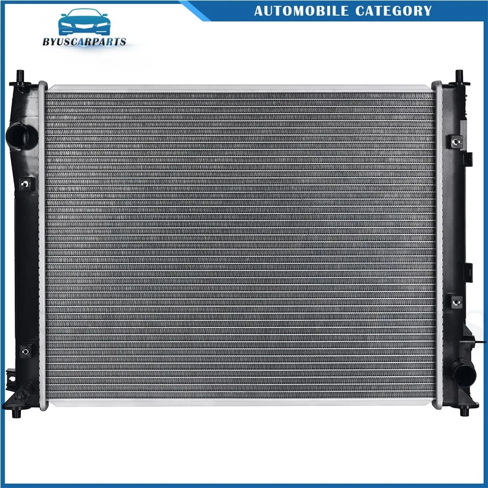 For 2016-2019 Honda Civic 2.0L Aluminum Radiator & AC Condenser Cooling Kit Foto 3 de 4