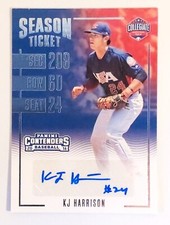 2016 Panini Elite Extra Edition K.J. Harrison Auto Collegiate National #CNT-KH