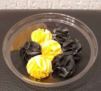 12x Baby Bee Shrimp Shelter schwarz + gelb gemischt Nano Unterschlupf Garnelen