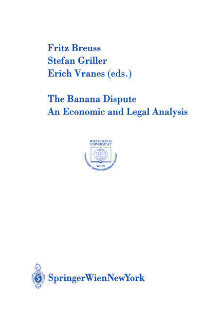 Thumbnail - Fritz Breuss; Stefan Griller; Erich Vranes / The Banana Dispute