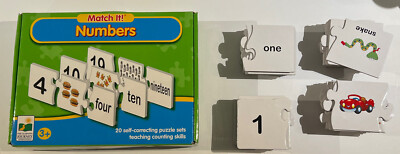 VGC Match It! NUMBERS Puzzle Game Learning Journey Educational Pre School Age 3+