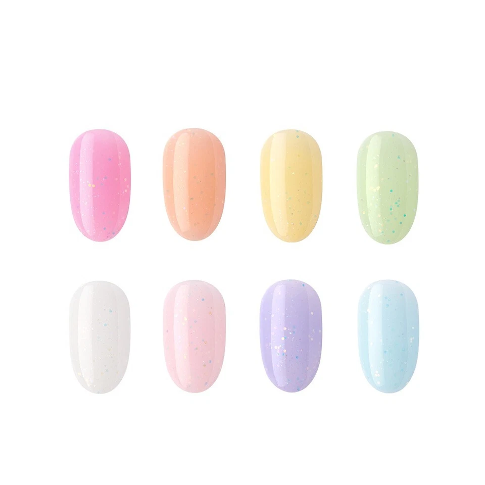 Kiss New York Flower Rain 8 colors set Syrup Glitter Gel Nail Polish K-Beauty - Image 3 of 4