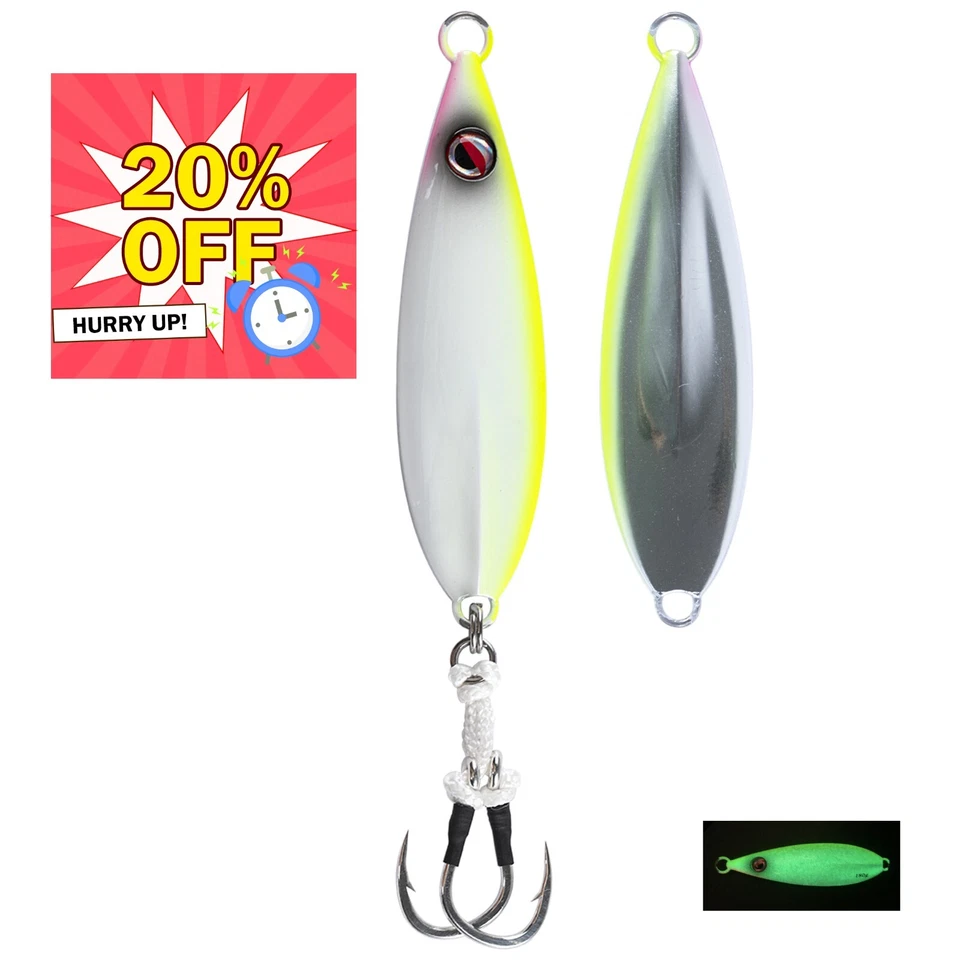 Señuelo Littma Slow Pitch Jigging Agua Salada Metal Jigging Envío Dentro de EE. UU. Foto 2 de 3