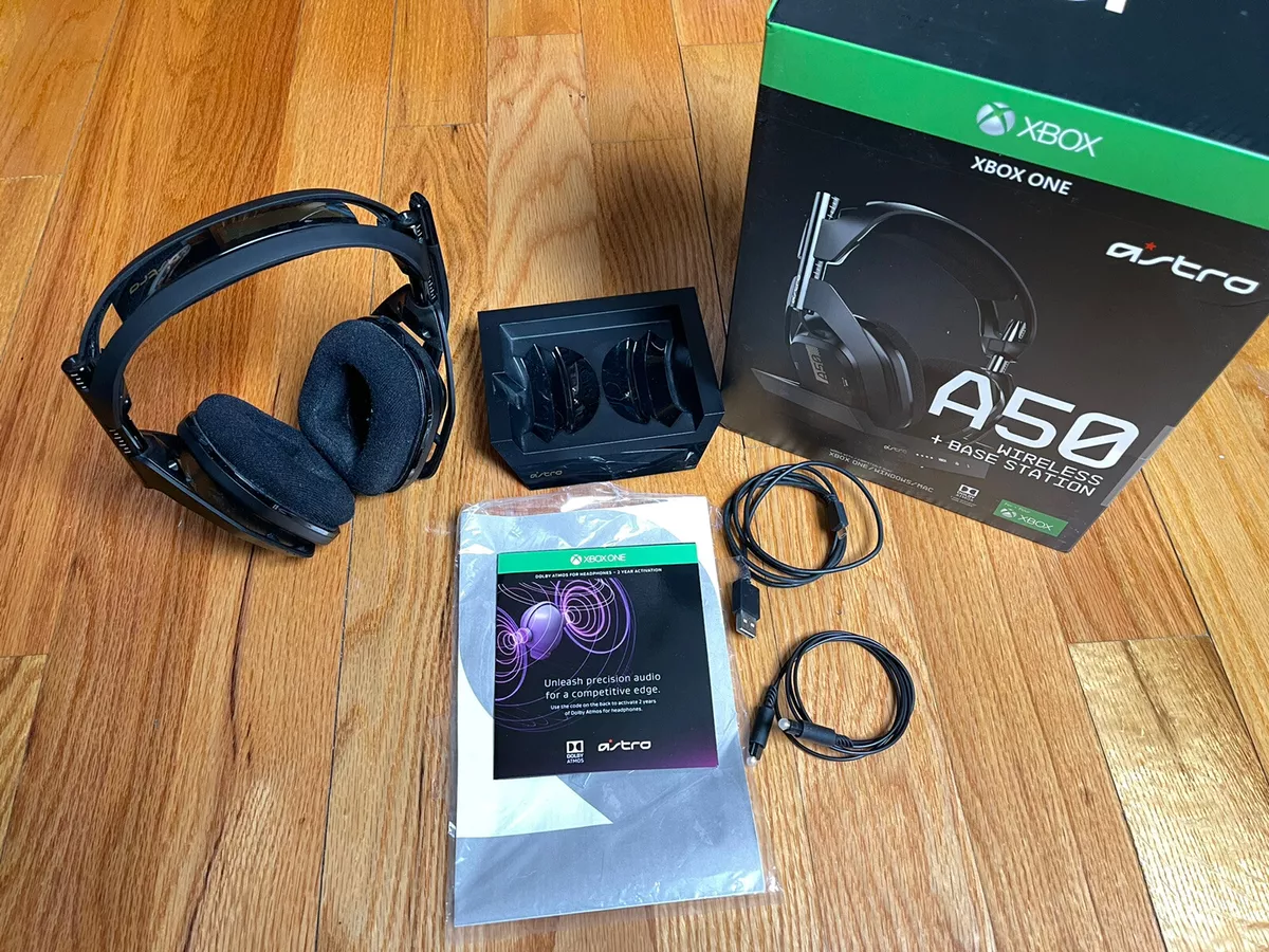 Mysterium Mesterskab Ende ASTRO Gaming A50 Wireless + Base Station for Xbox One &amp; PC - Black |  eBay