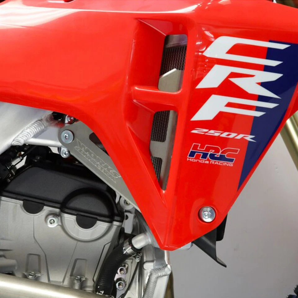 Works Connection Honda CRF 250R/450R 2025 Silver Radiator Braces - image 2 of 4