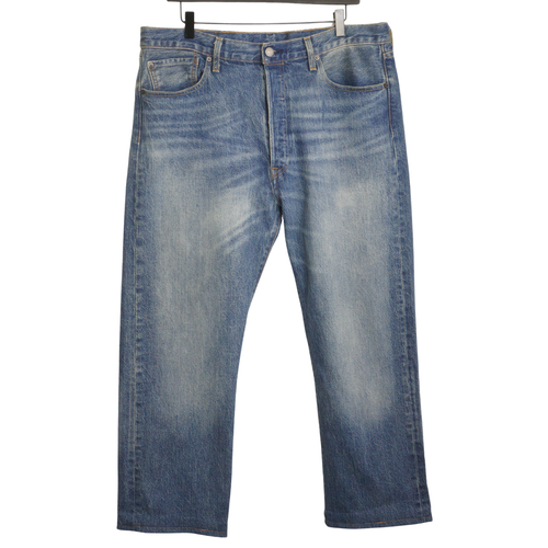 Hombre Levi's 501 Vaqueros Algodón Elástico Azul Talla W36 L27 JJJ201 - Imagen 2 de 11