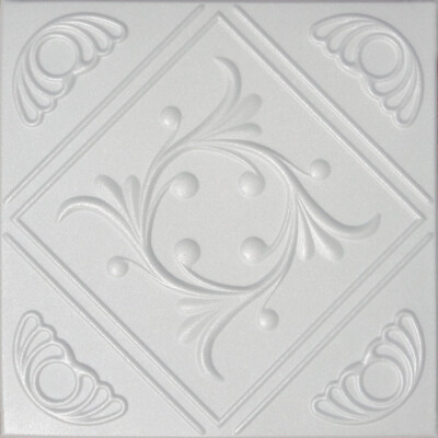 Ceiling Tiles, Glue Up, DIY, Decorative Styrofoam, ANET 20'' x 20'' White