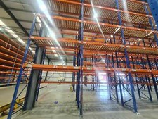STOW INDUSTRIAL WAREHOUSE SHED WORKSHOP USED PALLET RACKING FRAMES BEAMS LEGS