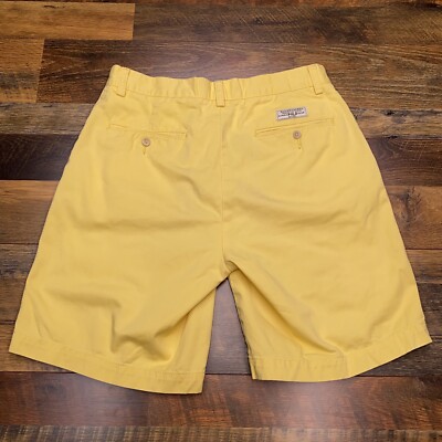 POLO Ralph Lauren Prospect Shorts Adult 31 Yellow Chino Mid Rise