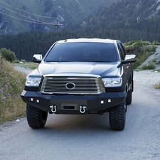 Front Bumper Steel Winch Off-road Black Powder For Toyota Tundra 07-2013 Front Bumper Steel Winch Off-road Black Powder For Toyota Tundra 07-2013