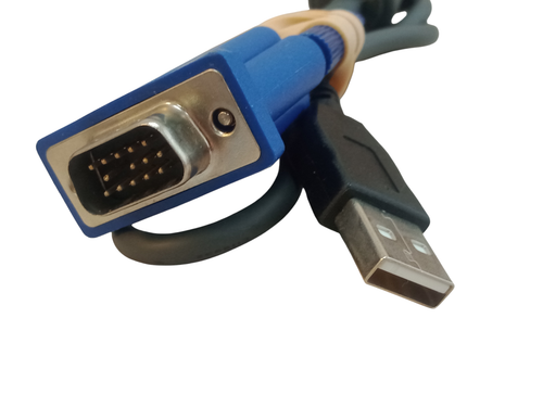 HP 520-341-510 KVM USB VGA CAT5 Interface Adapter Cable | Tested Working - Afbeelding 3 van 6
