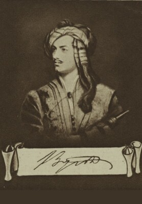 LORD GEORGE BYRON *2X3 FRIDGE MAGNET* ENGLISH AUTHOR WRITER POET ROMANTIC ERA 