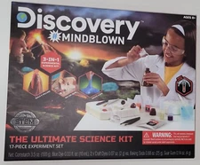 Discovery MINDBLOWN The Ultimate Science Kit NIB 17 Piece Experiment For Kids 8+
