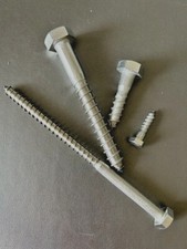 Stainless Steel Coach Screws M16 16mm Hex Head Various Lengths