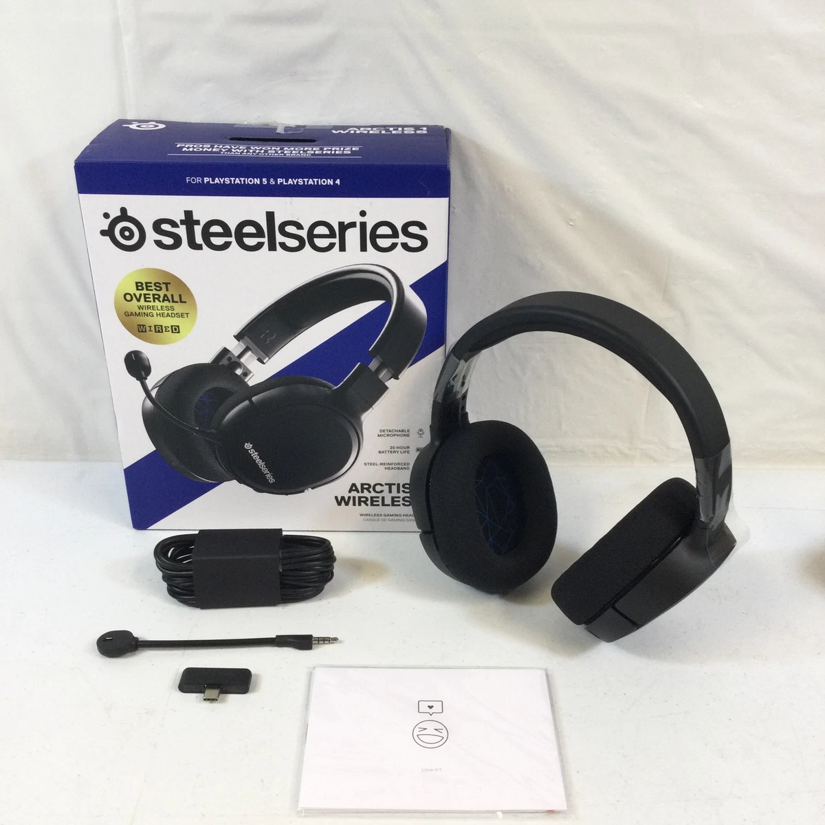 SteelSeries Arctis 1 Wireless Gaming Headset for Playstation – USB-C  Wireless