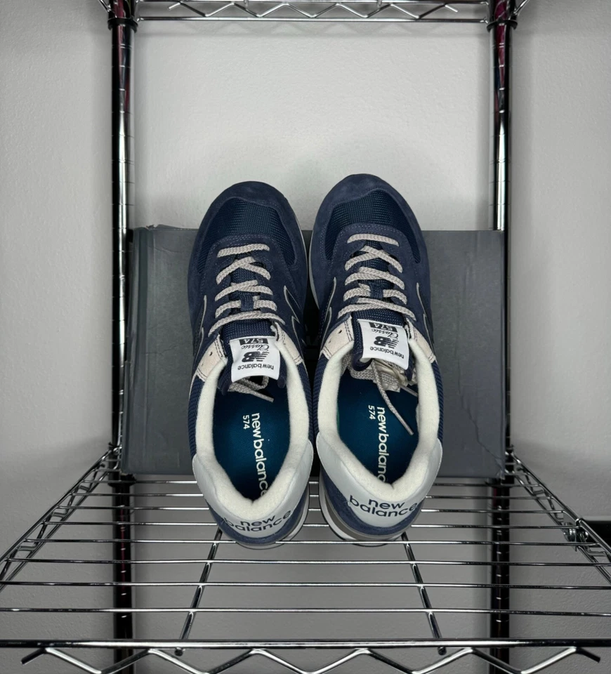 Hombre - New Balance 574 'Core Pack - Azul Marino' ML574EVN Foto 3 de 4