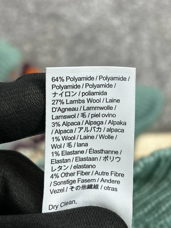 J.Crew Sweater Womens Small Blue Orange Purple Knit Pullover Fair Isle  - Image 4 of 4