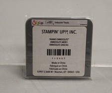 Sizzix Stampin Up Thanks Embosslits - New