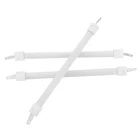 3 Pcs Quartz Electric Heater Ceramic Heating Element Fireplace Insert Tubes