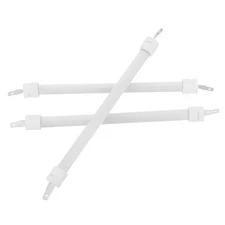 3 Pcs Quartz Electric Heater Ceramic Heating Element Fireplace Insert Tubes