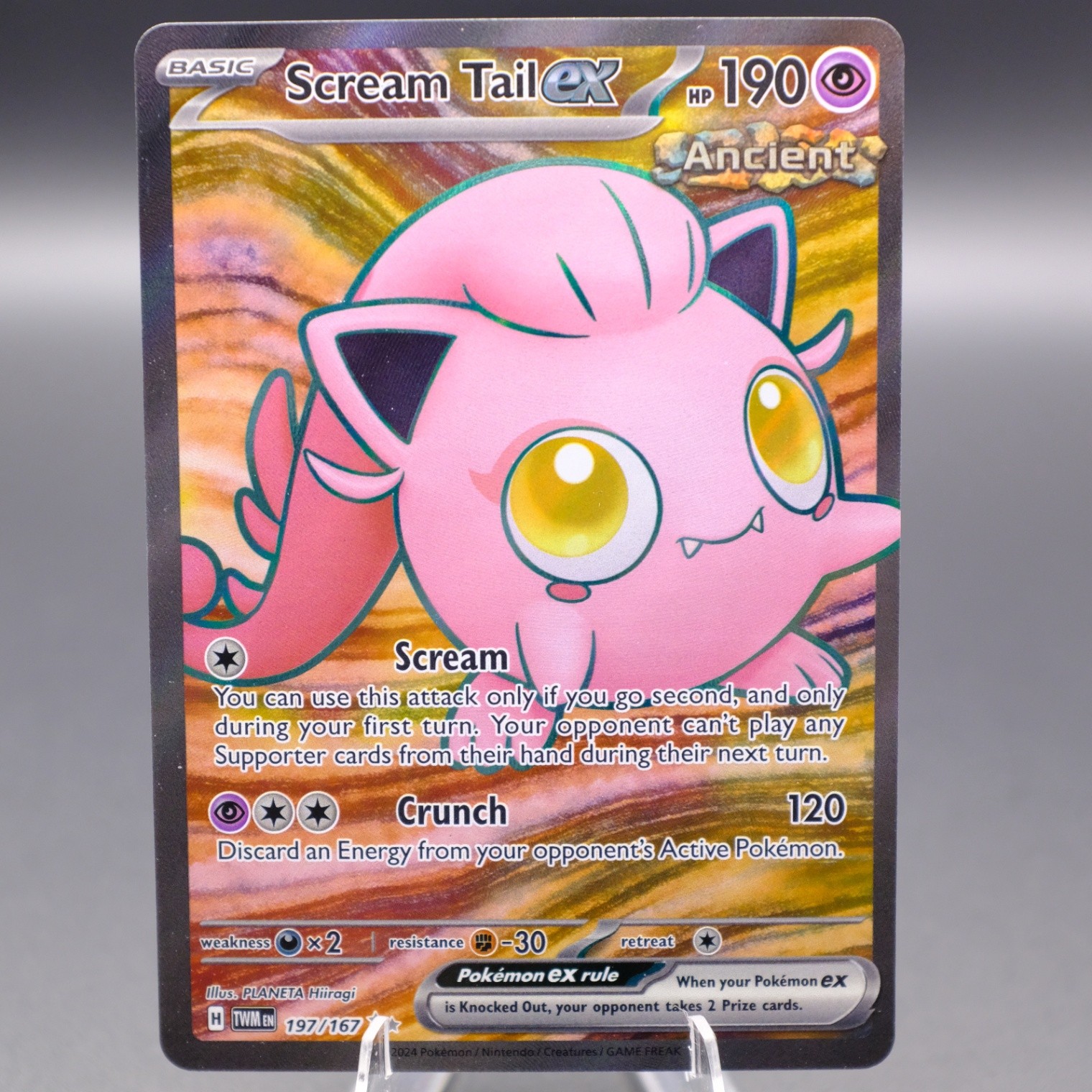 Scream Tail ex 197/167 Ultra Rare SV06: Twilight Masquerade Pokemon TCG NM
