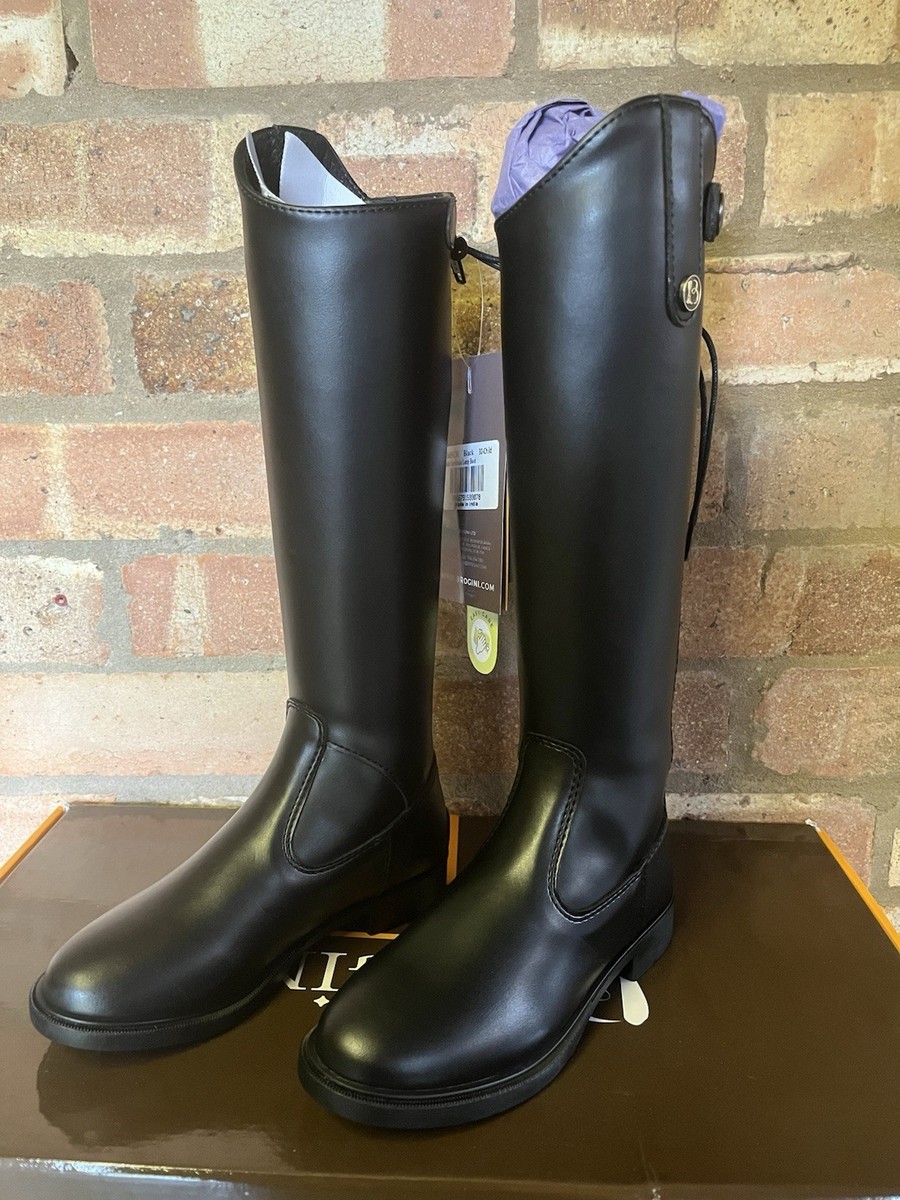 Brogini Moderna Piccino Kids Riding Boot UK 11 Black RRP £75 UK