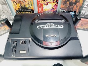 Sega Genesis Console Bundle  W/ 6 Complete Game Lot Ready To Play!!